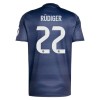 Camisola Real Madrid Rudiger 22 Homen Equipamento 2ª 2025-26